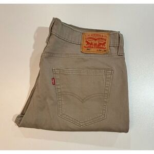 Levi Strauss & Co 541 Athletic Fit Tan Khaki Pants Mens W34 L32 (59)